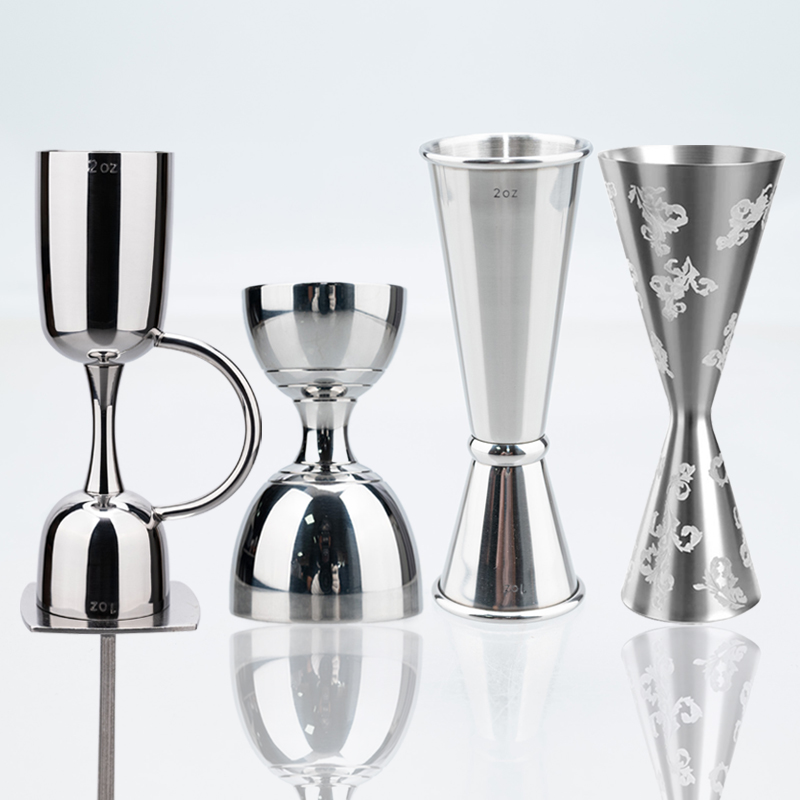 Bitters Bottle Set - 스테인리스 스틸 더블 지거 바텐딩 칵테일
