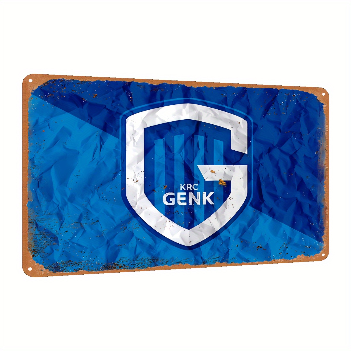 , KRC Genk 주석 금속 사인(8''x12''), - Home Bar And Restaurant 리뷰 및 가격